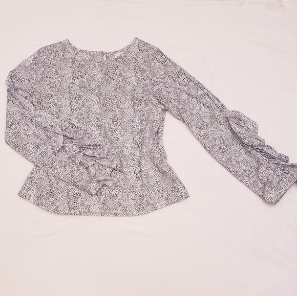 A New Day Polka Dot & Ruffle Long Sleeve - Picture 2 of 9